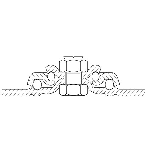 DS42系列 鐵芯橡膠 重型 轉(zhuǎn)向腳輪(載重量:220~320kg) DS42系列 鐵芯橡膠 重型 轉(zhuǎn)向腳輪(載重量:220~320kg)