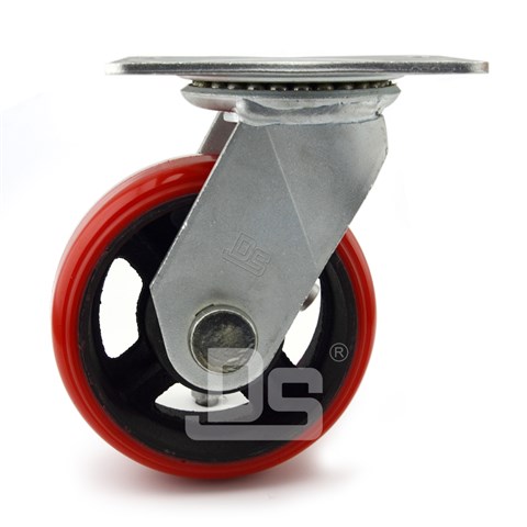 DS42系列 鐵芯聚氨酯 重型 轉(zhuǎn)向腳輪(載重量:450~650kg) DS42系列 鐵芯聚氨酯 重型 轉(zhuǎn)向腳輪(載重量:450~650kg)