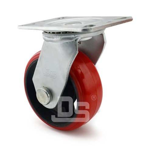 DS42系列 鐵芯聚氨酯 重型 轉(zhuǎn)向腳輪(載重量:450~650kg) DS42系列 鐵芯聚氨酯 重型 轉(zhuǎn)向腳輪(載重量:450~650kg)