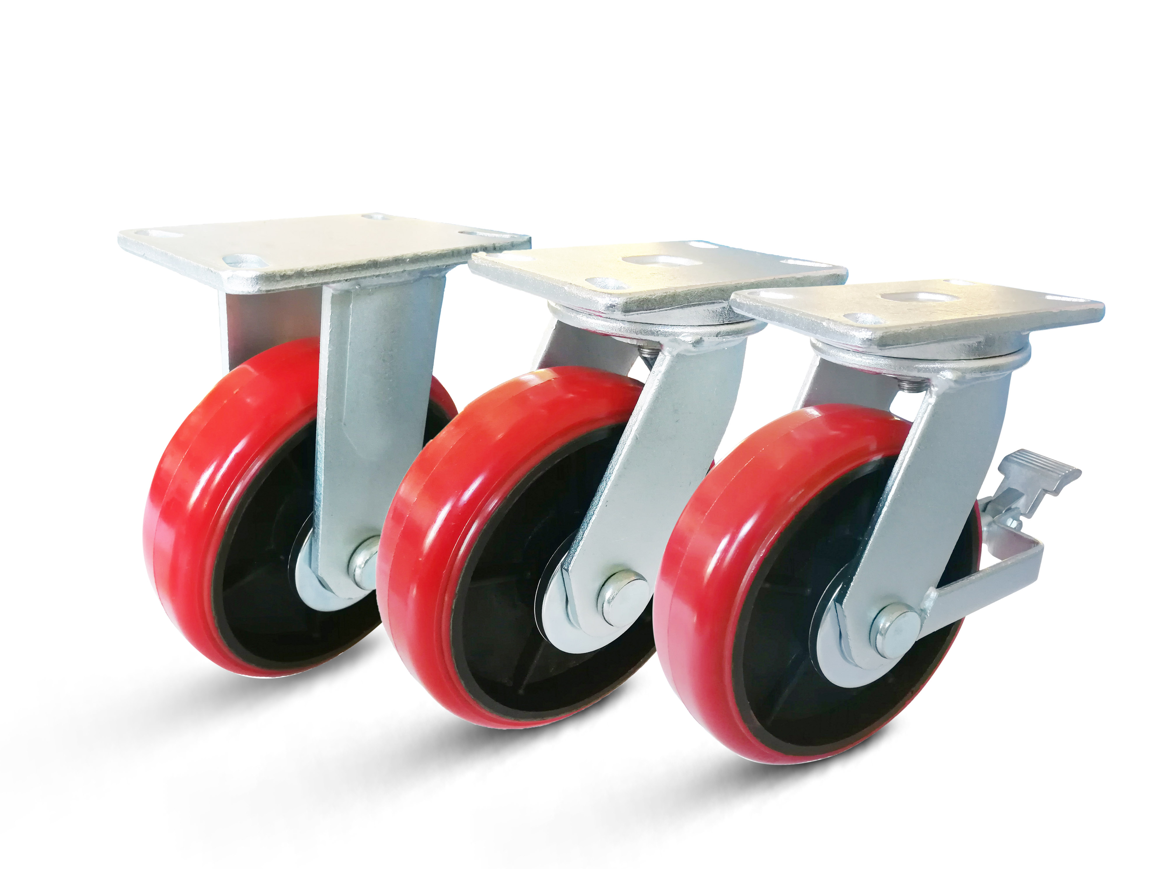 最驚人重型聚氨酯腳輪載重的強悍之處